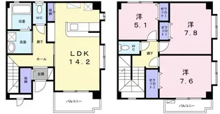 プリムローズ ガーデン【2階】の間取り
