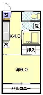 二見屋ビル【4階】の間取り