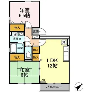 セジュール八幡【3階】の間取り