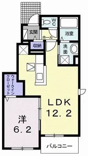 オルフェーブル【1階】の間取り