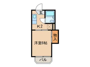 エスポワールKOHATA B棟【2階】の間取り