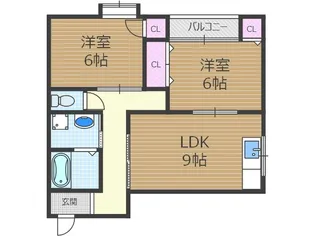 ダイヤモンドシティ【4階】の間取り