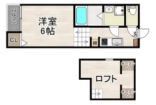 宮城県仙台市青葉区小松島3【アパート】の間取り