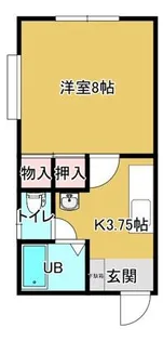 南風弐番館【2階】の間取り