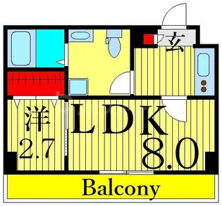 アルファコート青砥4【4階】の間取り