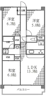 東京都江東区潮見2【マンション】の間取り