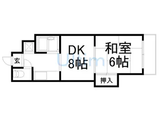 ラセットアベニュー【3階】の間取り