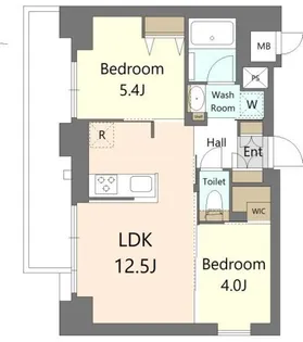 S-RESIDENCE王子enable【2階】の間取り