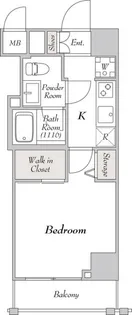 ミリアレジデンス駒込【9階】の間取り