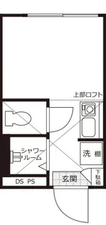 1Rの間取り画像