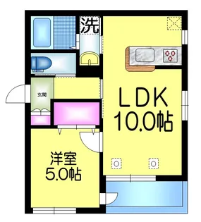 千葉県千葉市花見川区幕張町5【マンション】の間取り