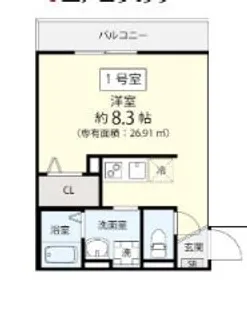 マイスタイル蘇我【3階】の間取り
