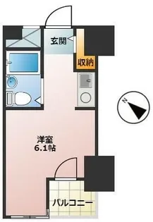 ワコーレアルス日本橋【3階】の間取り