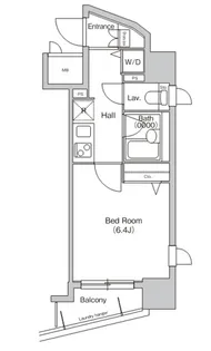 東京都新宿区北新宿1【マンション】の間取り
