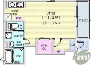 S・K・Y南小泉【1階】の間取り