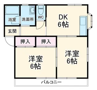 Villa Cosmos【1階】の間取り
