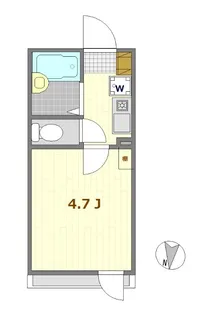 ノーザンロード扇大橋【1階】の間取り
