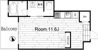 東京都新宿区百人町2【マンション】の間取り