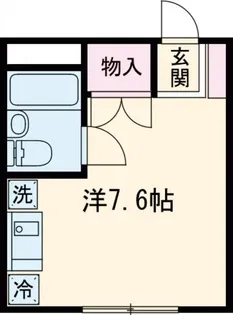 シャトレ八王子【1階】の間取り