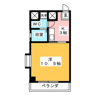 ジェンティーレ伊賀上野【7階】の間取り