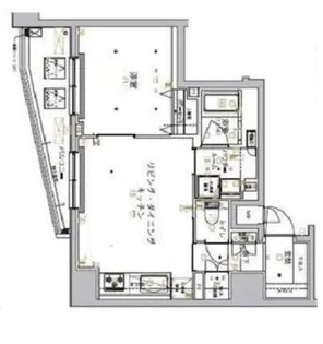 東京都中央区日本橋中洲【マンション】の間取り