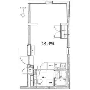 東京都新宿区西落合4【マンション】の間取り