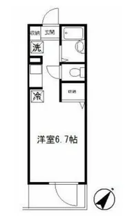 LYNX赤塚新町【2階】の間取り