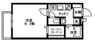 カーサはるひ野【1階】の間取り