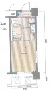 サンテミリオン品川戸越【6階】の間取り