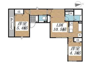 Heim Komorelia【2階】の間取り