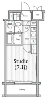 東京都千代田区岩本町3【マンション】の間取り