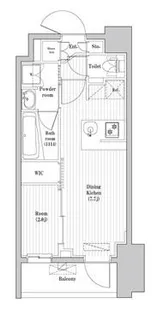 東京都大田区西蒲田8【マンション】の間取り