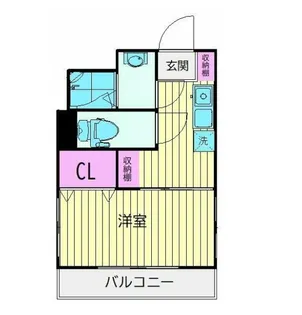 杉田ハイツ西大井【3階】の間取り