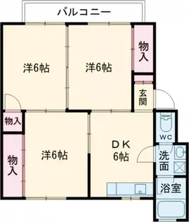 新潟県新潟市西区西小針台2【マンション】の間取り