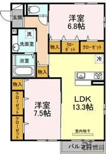 東京都練馬区大泉学園町3【アパート】の間取り