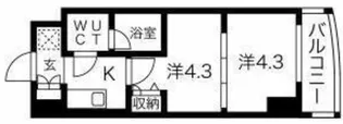 東京都大田区西蒲田7【マンション】の間取り