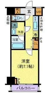 クレヴィスタ板橋西台【8階】の間取り