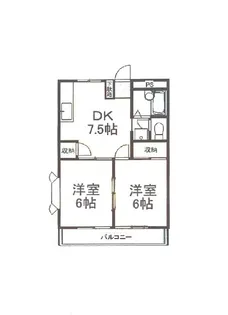 メゾンリビエール【1階】の間取り
