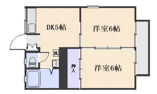 コーポいずみ【2階】の間取り