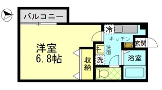 さくらハイツ【2階】の間取り