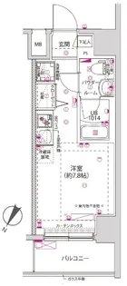 クラリッサ横浜シエル【6階】の間取り