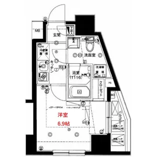 ハーモニーレジデンス大森山王【13階】の間取り