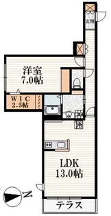 マーガレットコート【1階】の間取り