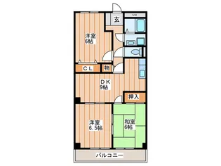 ルミエ-ル高柳【2階】の間取り