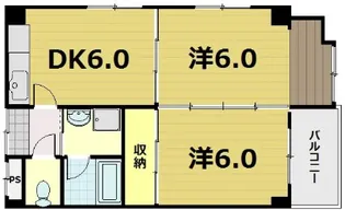 ステージハウス万石【4階】の間取り
