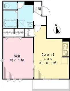 グランディール【2階】の間取り