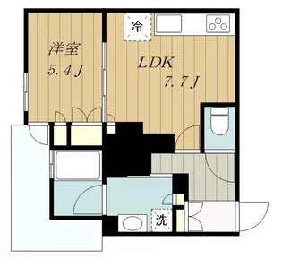 リビオタワー小田急相模原レジデンス【9階】の間取り