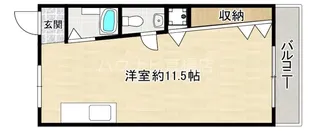 大阪府大阪市都島区都島中通3【マンション】の間取り