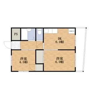 大阪府大阪市平野区長吉長原1【マンション】の間取り