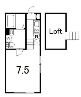 リッツ神楽坂【1階】の間取り